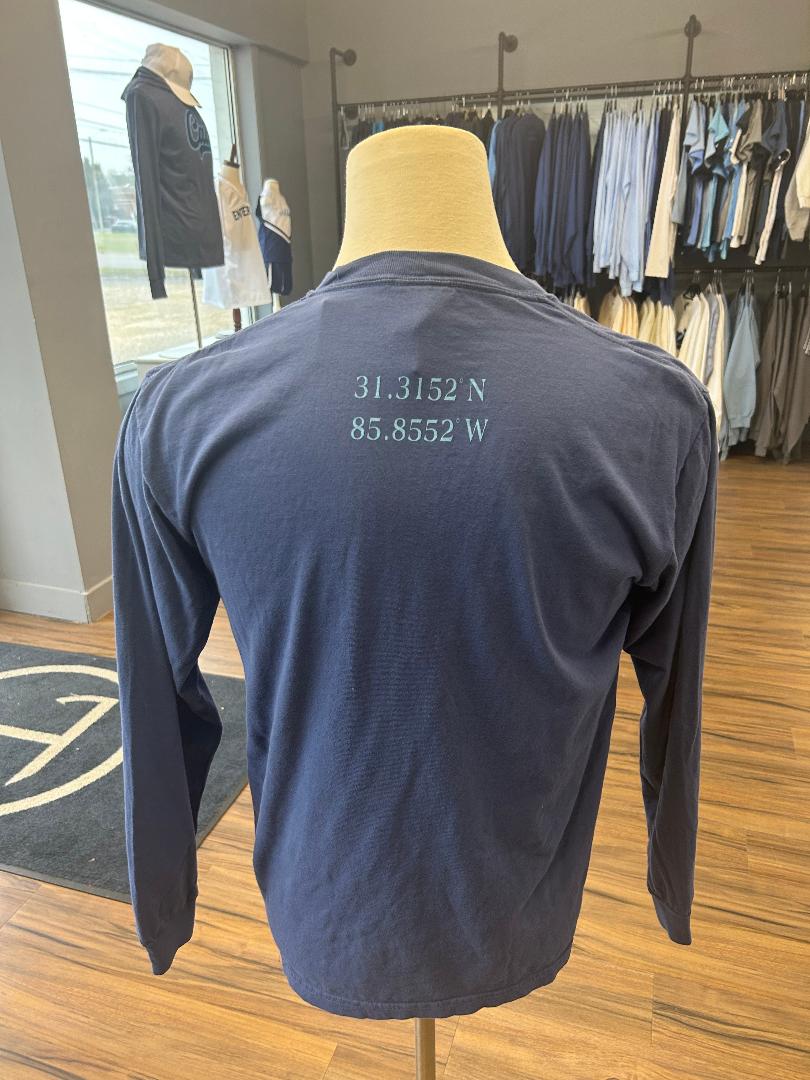 Enterprise Coordinates Navy Comfort Colors Long Sleeve