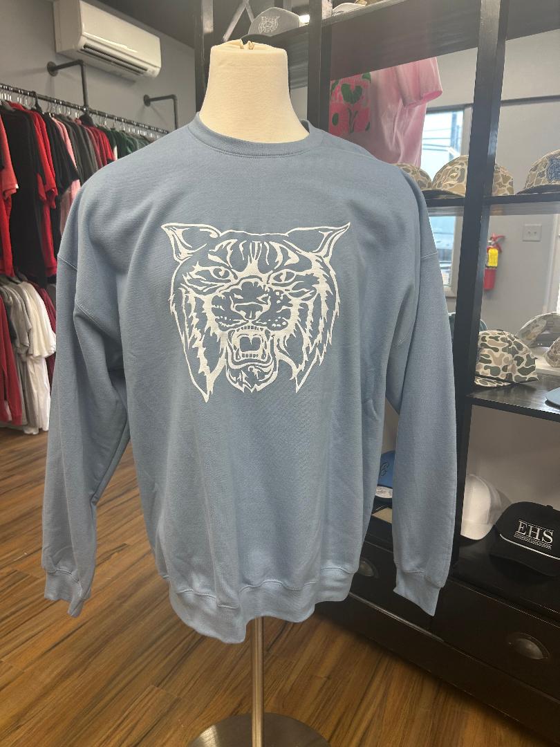 Blue Gildan Brand Sweatshirt / Wildcat