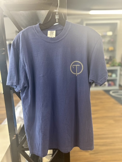 Checkered Wildcats Comfort Colors China Blue