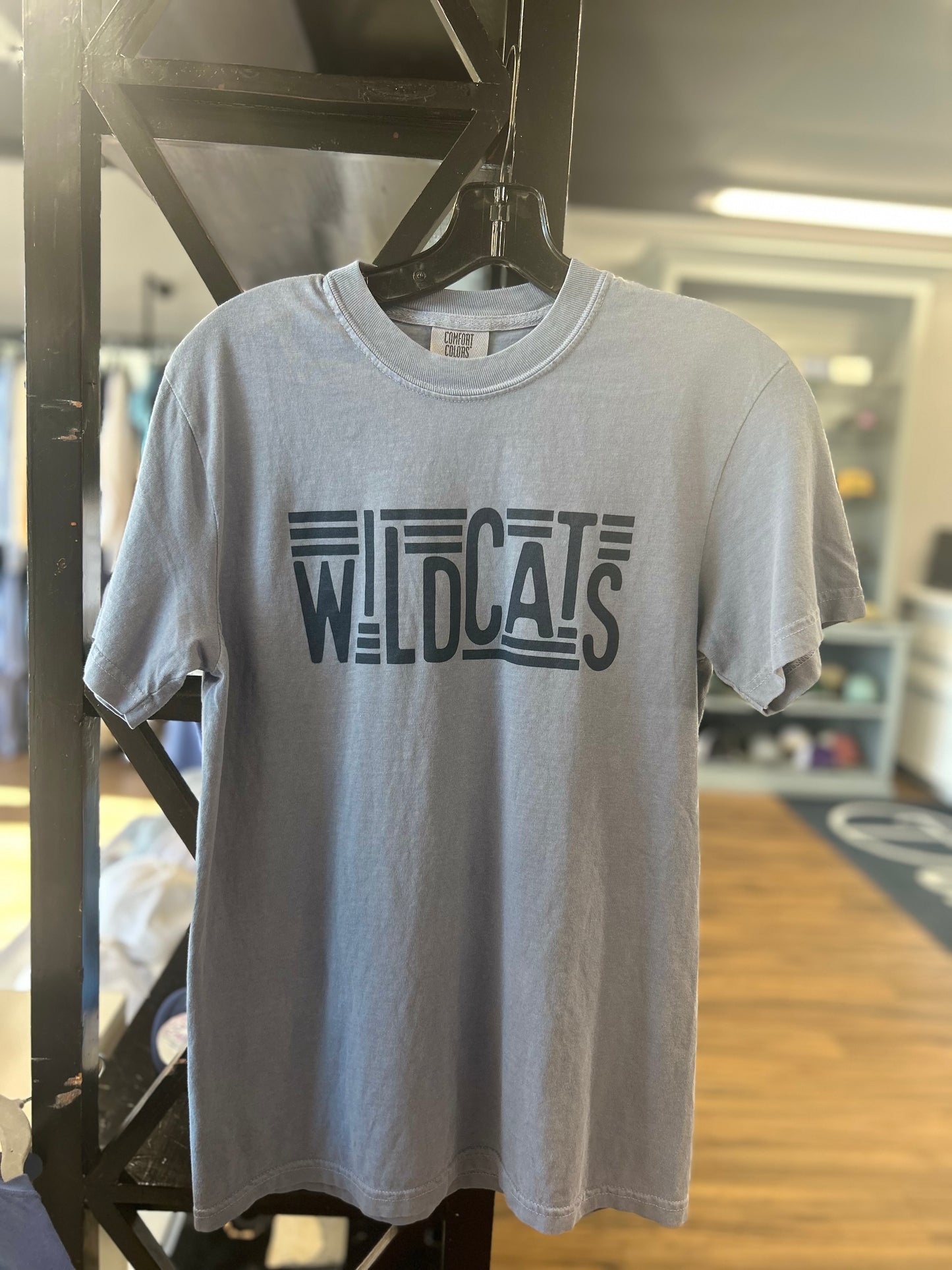 Grey Wildcats Comfort Colors Tee