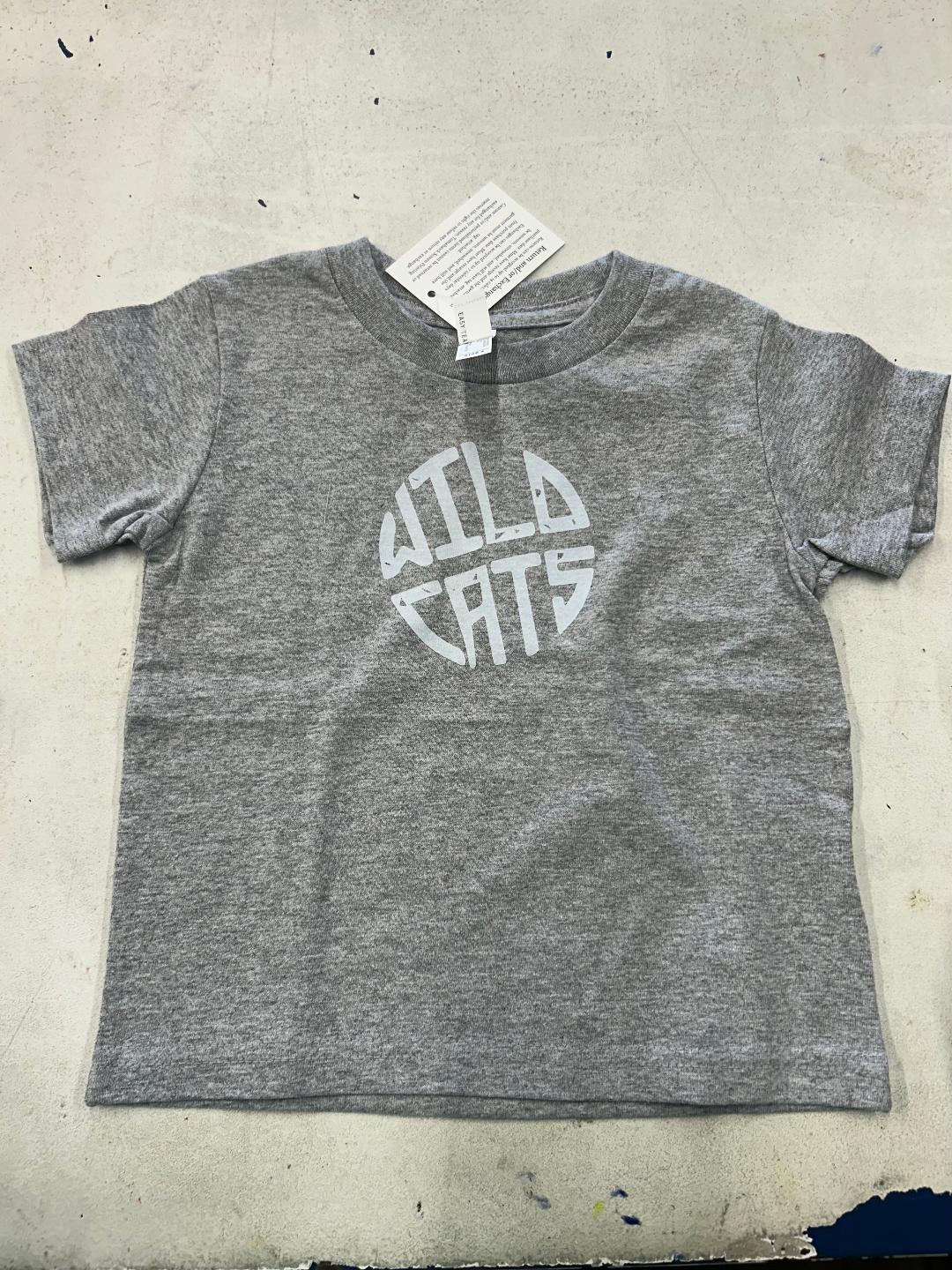 L.A.T Apparel Grey Wildcats Tee