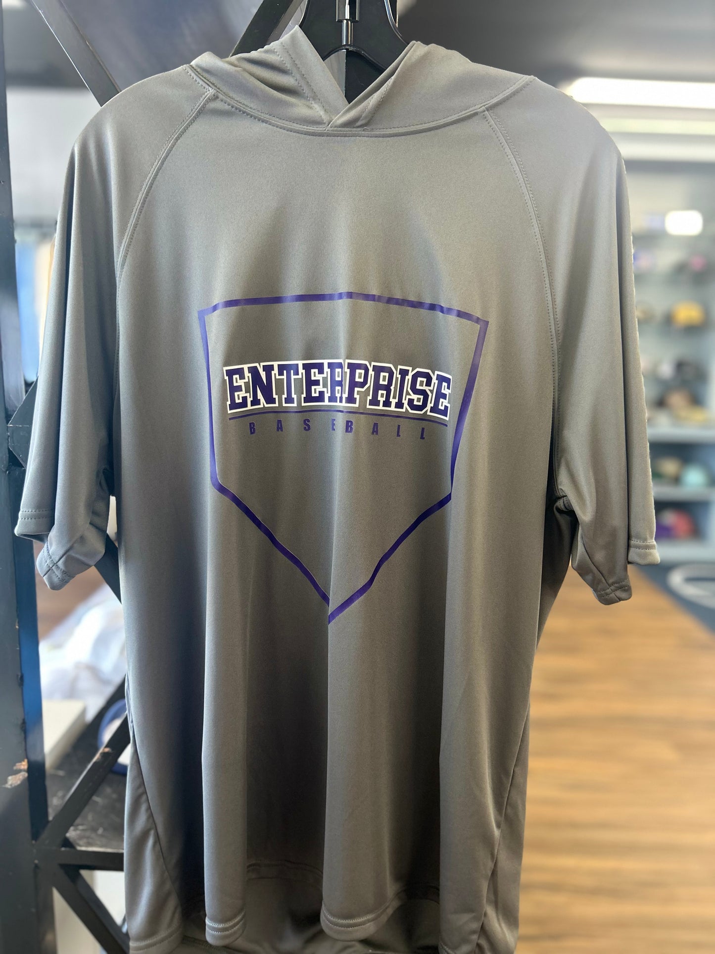 A4 Apparel Enterprise Baseball Short Sleeve Hoodie