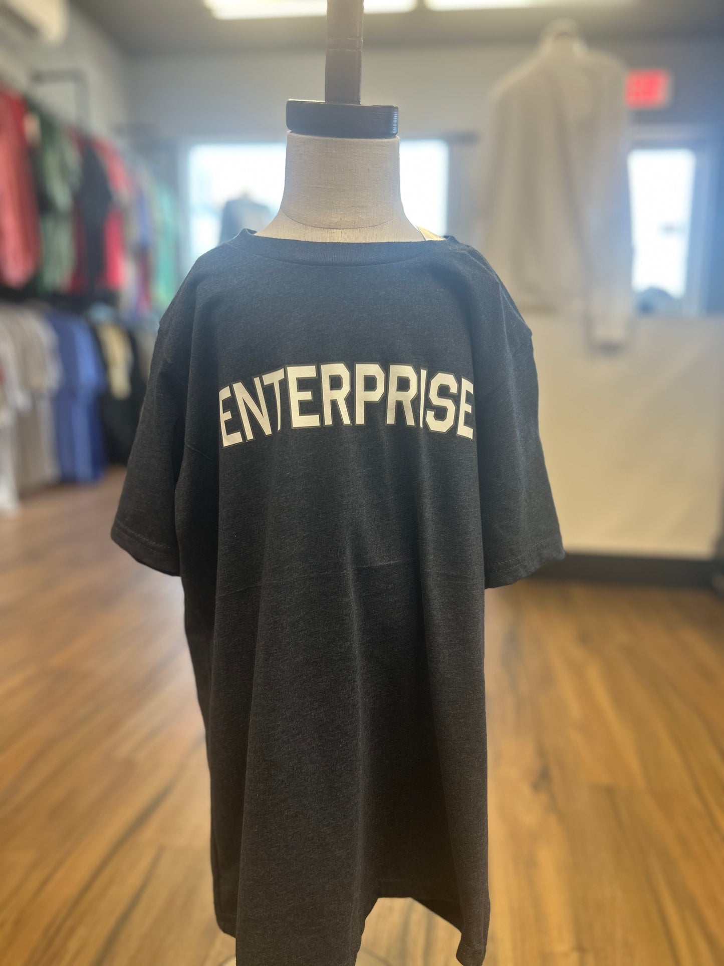 Next Level Apparel Charcoal Enterprise Tee