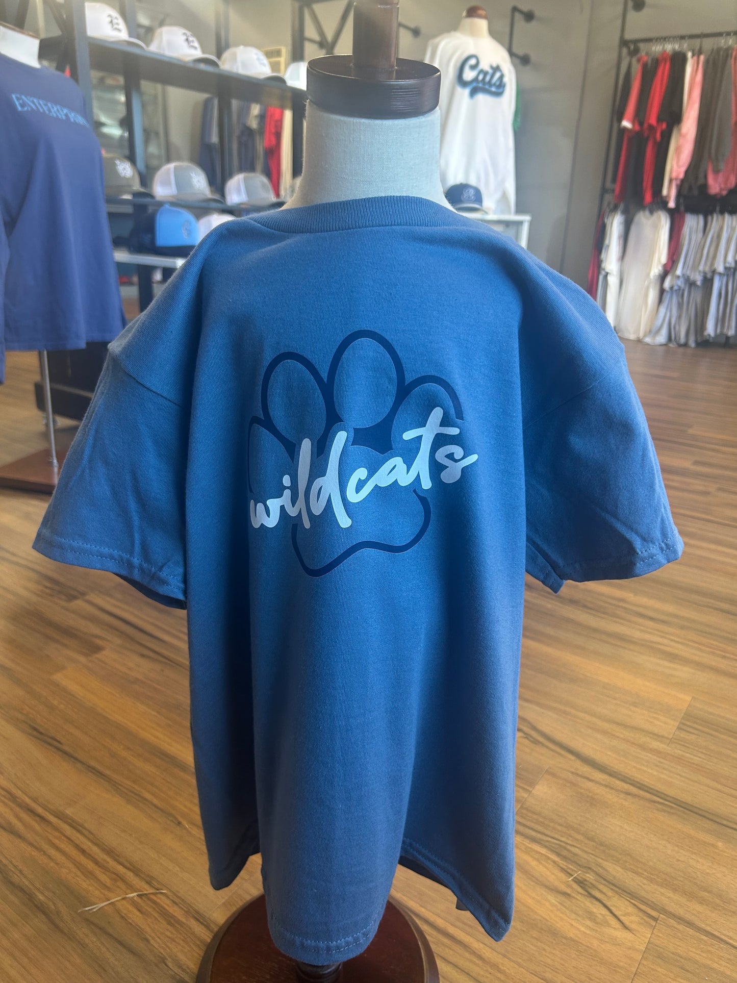 Gildan Brand Wildcats with Paw Print