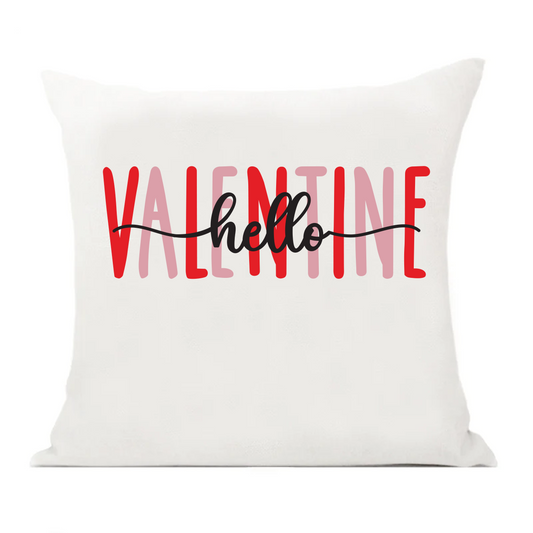 Hello Valentine Pillow