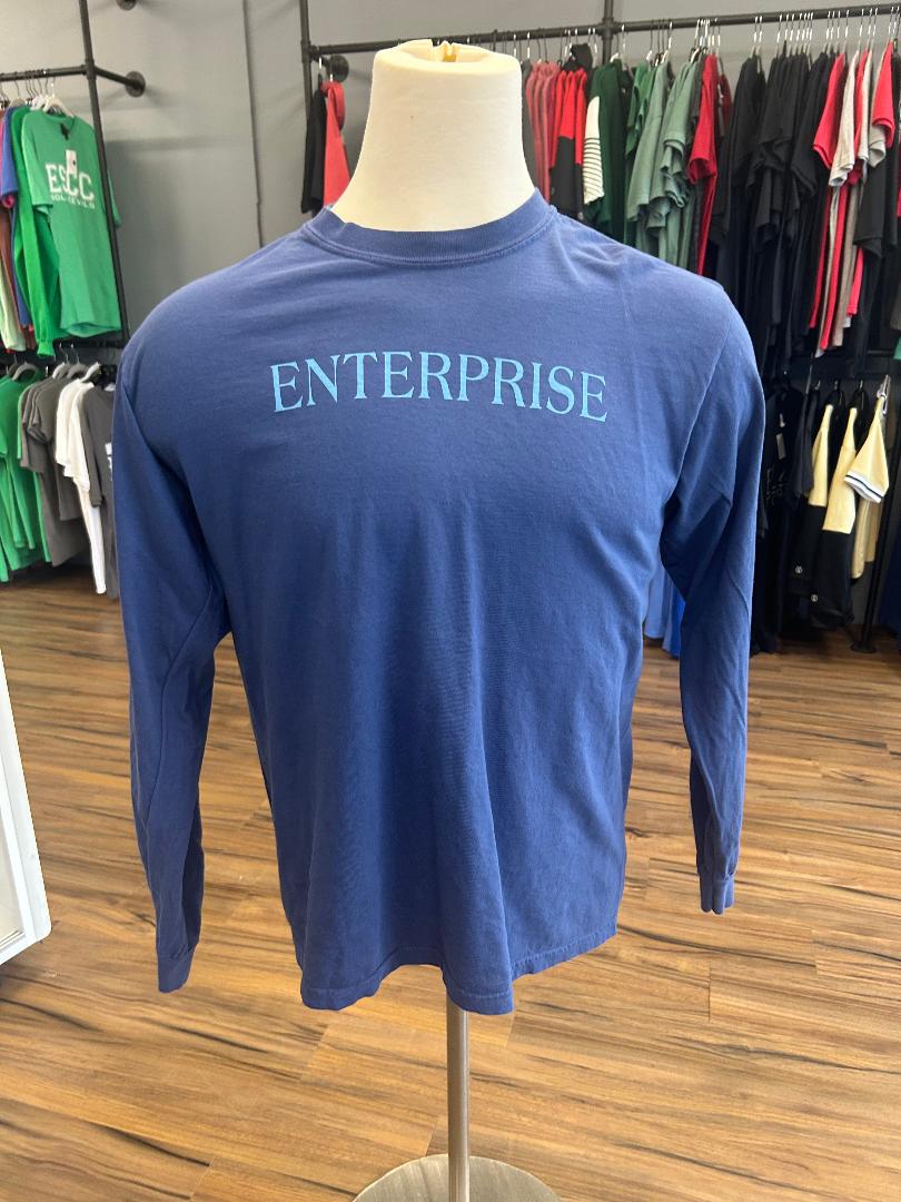 Enterprise Coordinates Navy Comfort Colors Long Sleeve