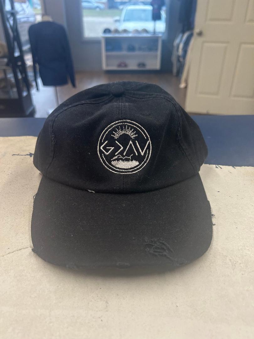 God is Greater than Highs and Lows Embroidered District Brand Hat