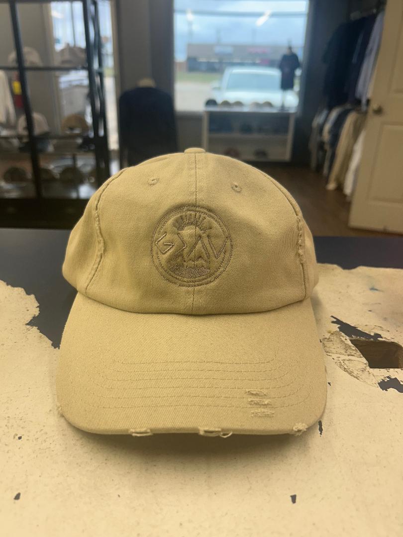 God is Greater than Highs and Lows Embroidered District Brand Hat