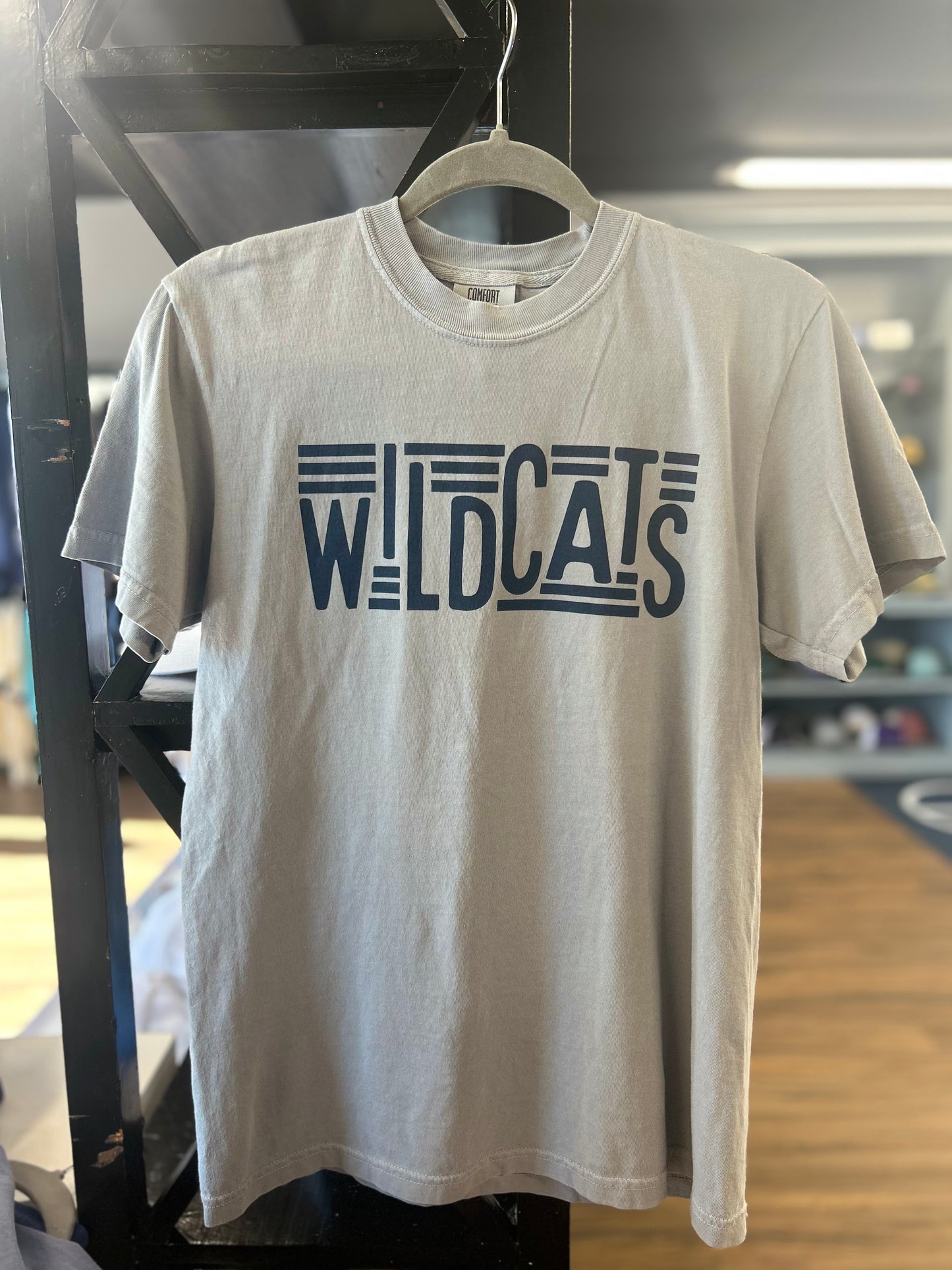 Grey Wildcats Comfort Colors Tee