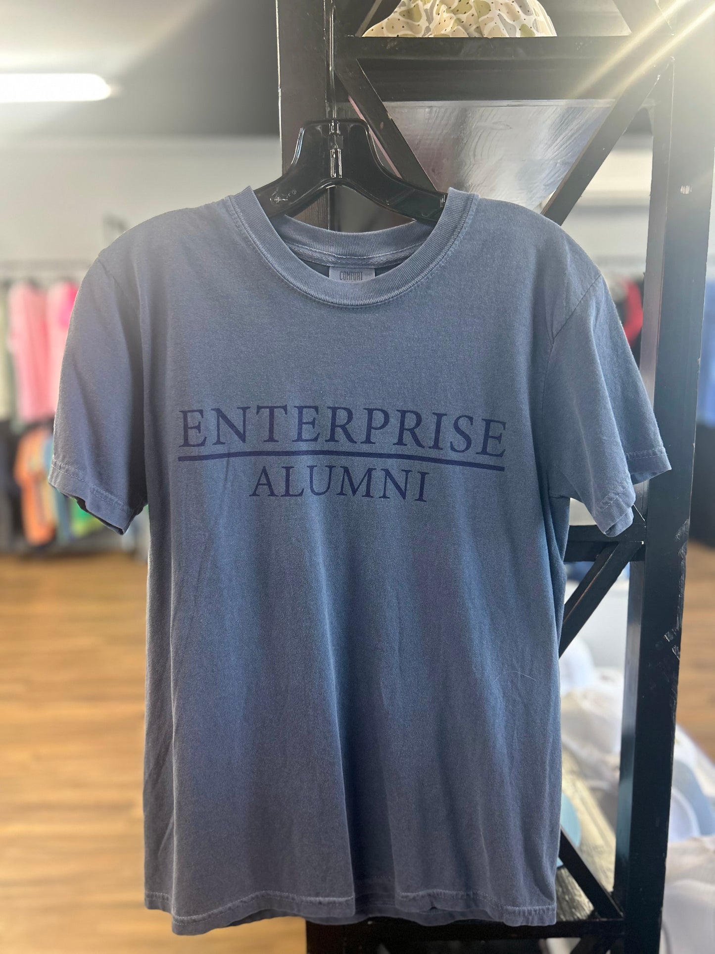 Navy Comfort Colors Enterprise Alumni