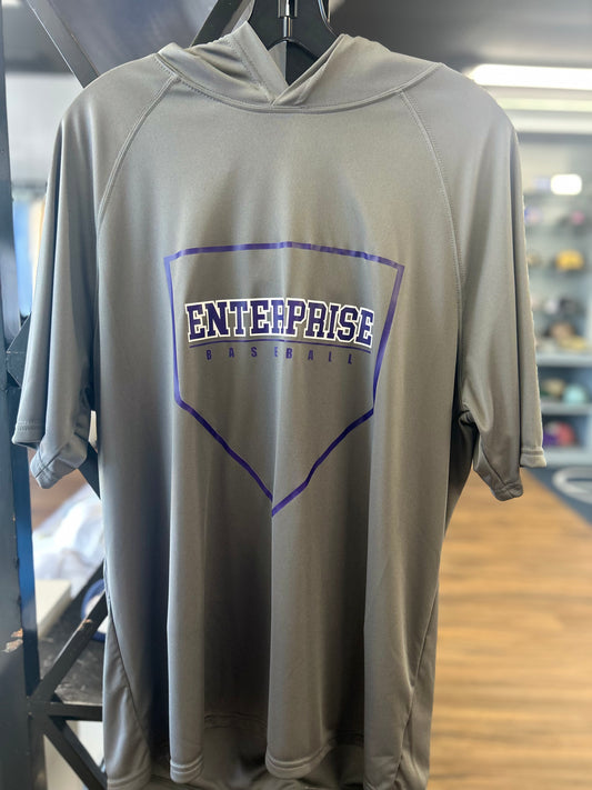 A4 Apparel Enterprise Baseball Short Sleeve Hoodie
