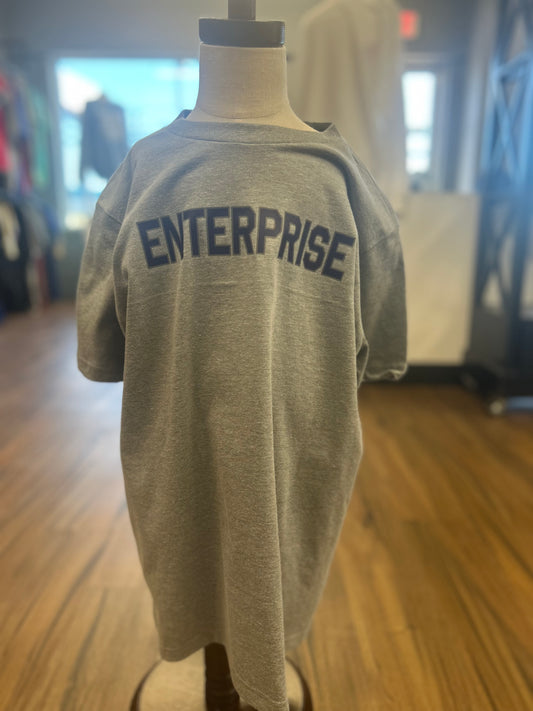 Next Level Apparel Grey Enterprise Tee
